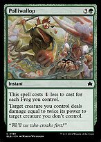 Matte Finish Bloomburrow Polliwallop ( #189 )