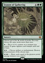 Matte Finish Bloomburrow Season of Gathering ( #192 )