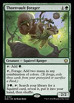 Matte Finish Bloomburrow Thornvault Forager ( #197 )