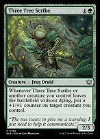 Matte Finish Bloomburrow Three Tree Scribe ( #199 )