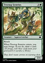 Matte Finish Bloomburrow Treetop Sentries ( #201 )