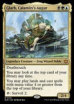 Matte Finish Bloomburrow Glarb, Calamity's Augur ( #215 )