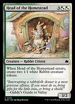 Matte Finish Bloomburrow Head of the Homestead ( #216 )