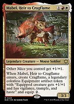 Matte Finish Bloomburrow Mabel, Heir to Cragflame ( #224 )