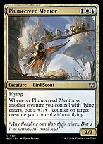 Matte Finish Bloomburrow Plumecreed Mentor ( #228 )