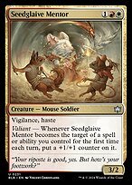 Matte Finish Bloomburrow Seedglaive Mentor ( #231 )