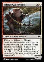 Matte Finish Bloomburrow Veteran Guardmouse ( #237 )