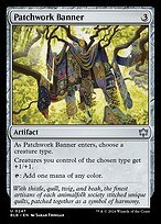 Matte Finish Bloomburrow Patchwork Banner ( #247 )