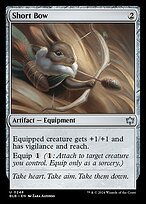 Matte Finish Bloomburrow Short Bow ( #248 )
