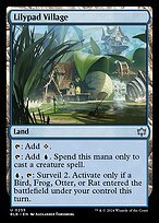 Matte Finish Bloomburrow Lilypad Village ( #255 )