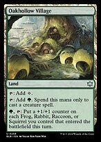 Matte Finish Bloomburrow Oakhollow Village ( #258 )