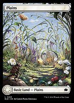Matte Finish Bloomburrow Plains ( #263 )