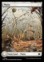 Matte Finish Bloomburrow Plains ( #264 )