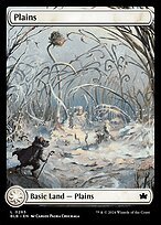 Matte Finish Bloomburrow Plains ( #265 )