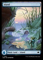 Matte Finish Bloomburrow Island ( #267 )