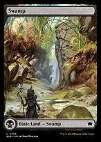 Matte Finish Bloomburrow Swamp ( #270 )