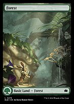 Matte Finish Bloomburrow Forest ( #278 )