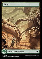 Matte Finish Bloomburrow Forest ( #279 )