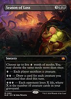 Matte Finish Bloomburrow Season of Loss ( #284 )