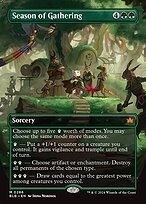 Matte Finish Bloomburrow Season of Gathering ( #286 )