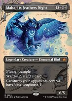 Matte Finish Bloomburrow Maha, Its Feathers Night ( #289 )