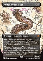 Matte Finish Bloomburrow Rottenmouth Viper ( #290 )