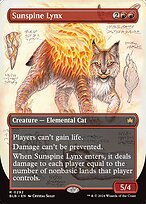 Matte Finish Bloomburrow Sunspine Lynx ( #292 )