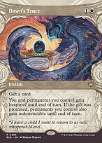 Matte Finish Bloomburrow Dawn's Truce ( #295 )