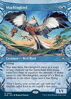 Matte Finish Bloomburrow Mockingbird ( #305 )