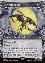 Matte Finish Bloomburrow Darkstar Augur ( #311 )