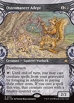 Matte Finish Bloomburrow Osteomancer Adept ( #312 )