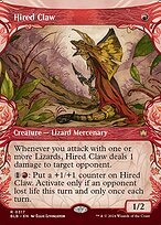Matte Finish Bloomburrow Hired Claw ( #317 )