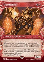Matte Finish Bloomburrow Stormsplitter ( #319 )