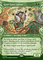Matte Finish Bloomburrow Keen-Eyed Curator ( #322 )