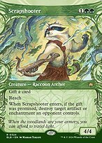 Matte Finish Bloomburrow Scrapshooter ( #324 )