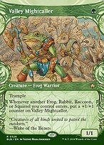 Matte Finish Bloomburrow Valley Mightcaller ( #326 )