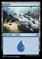 Matte Finish Bloomburrow Island ( #371 )