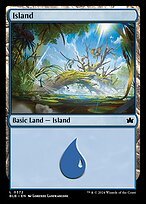 Matte Finish Bloomburrow Island ( #372 )