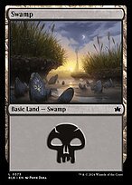 Matte Finish Bloomburrow Swamp ( #373 )