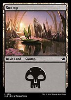 Matte Finish Bloomburrow Swamp ( #374 )