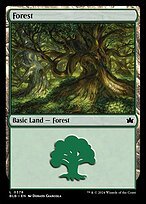 Matte Finish Bloomburrow Forest ( #378 )