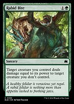 Matte Finish Bloomburrow Rabid Bite ( #394 )