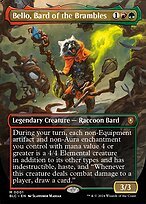 Glossy Finish Bloomburrow Commander Bello, Bard of the Brambles ( #1 )