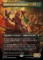 Glossy Finish Bloomburrow Commander Hazel of the Rootbloom ( #2 )