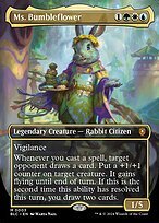 Glossy Finish Bloomburrow Commander Ms. Bumbleflower ( #3 )