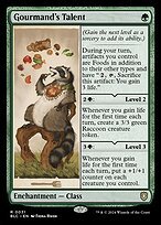 Glossy Finish Bloomburrow Commander Gourmand's Talent ( #31 )