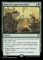 Glossy Finish Bloomburrow Commander Rootcast Apprenticeship ( #32 )