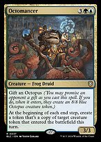 Glossy Finish Bloomburrow Commander Octomancer ( #37 )