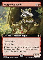 Glossy Finish Bloomburrow Commander Prosperous Bandit ( #59 )