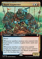 Glossy Finish Bloomburrow Commander Rapid Augmenter ( #70 )